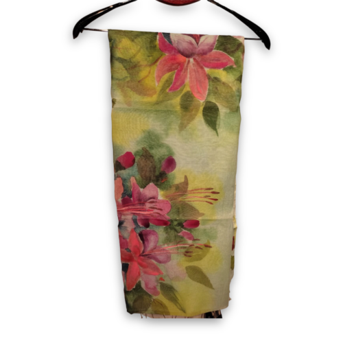 Pink Blossom Semi Muslin (HP) Sharee