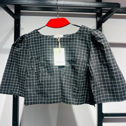 Monochrome Chic Blouse