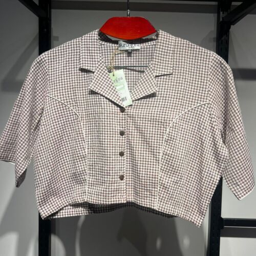 Vintage Check Charm Blouse