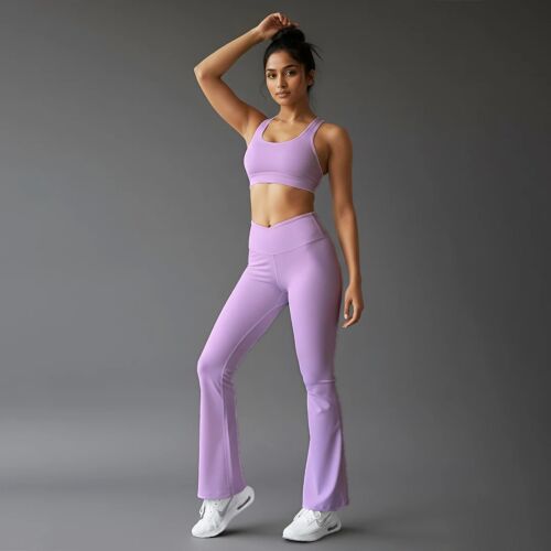 Purple Flera Bra & Leggings Set