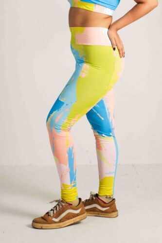HueMotion Printed Workout Leggings – High-Waisted, Stretchable & Stylish Gym Wear