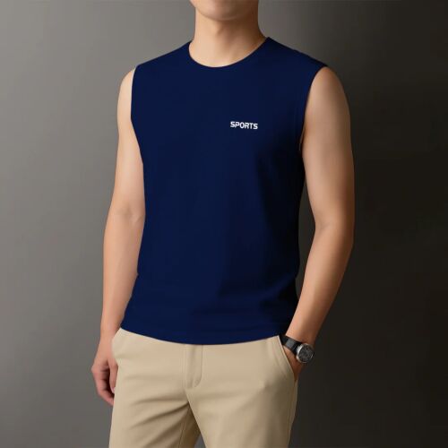 Men’s Navy Blue TankTop – Activewear & Casual Wear
