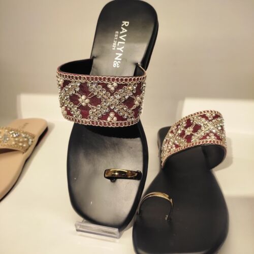 Royal Red Crystal Heels