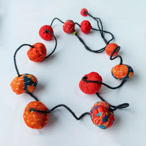 Fiery Blooms Women's Mala Necklace