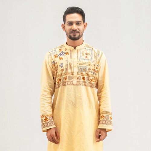 Ethereal Heritage Cotton Panjabi