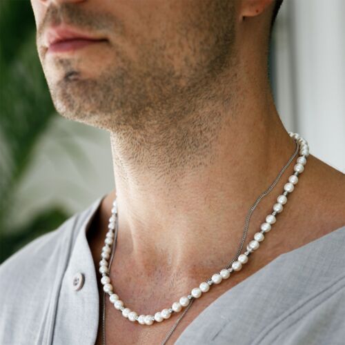 Timeless Silver Pearl Chain