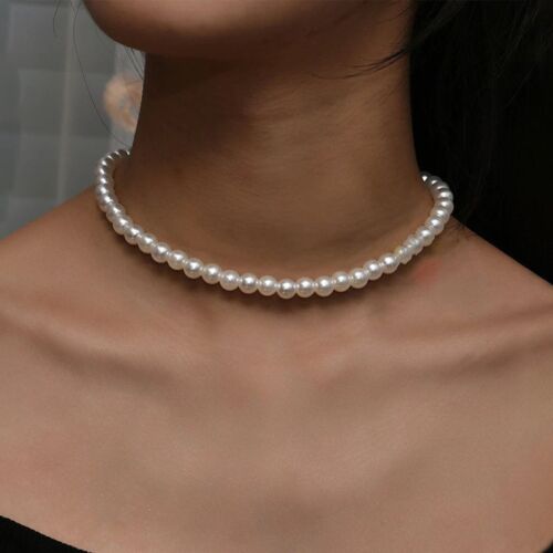 Timeless Radiance White Akoya Pearl Choker Necklace