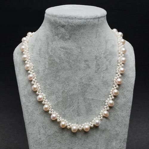 Eternal Blossom Freshwater Pearl Necklace-White