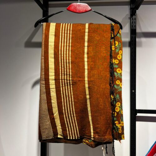 Autumn Stripes Saree