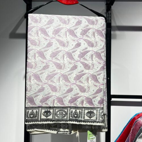 Lavender Paisley Saree