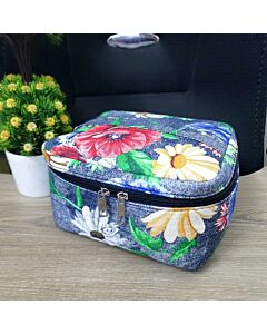 Bidora Lira Denim Bloom Organizer Bag