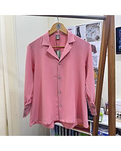 Ladies Cuban Shirt - Pink