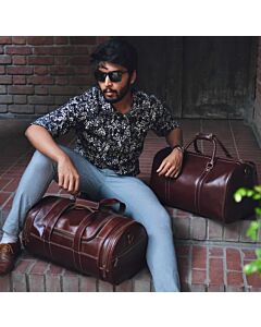 Vintage Geunine Leather Travel Bag