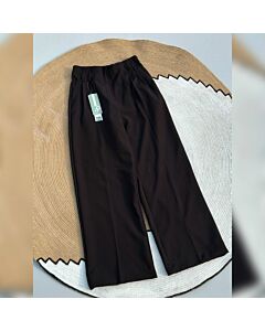 Loose Fitted Wide Leg Pants - Black