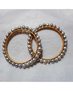 Silver Radiance Freshwater Pearl Churi