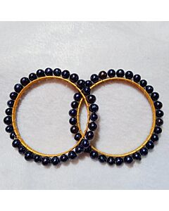 Midnight Elegance Black Pearl Churi