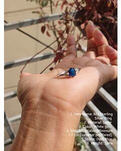 "Finger Ring-ST-925 WT-3A "