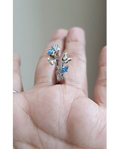 "Finger Ring-ST-925 WT-2A 1R 5P"