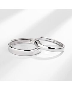 "Couple Ring-ST-925 WT- 4A 2R 6P"