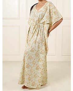 Maya Block Printed Kaftan
