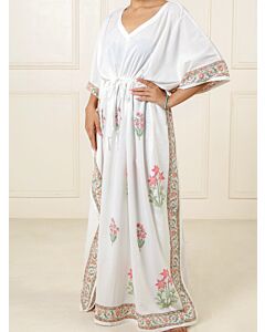 Zara Block Printed Kaftan