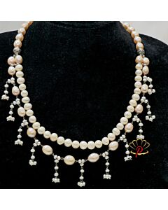 Golden Grace Freshwater Pearl Necklace