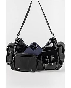 Urban Luxe Multi-Pocket Shoulder Bag