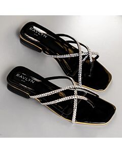 Diamond Sparkle Cross-Heels