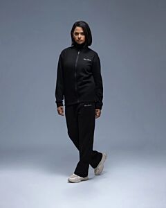 Black Funnel Neck Jacket