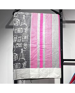 Violet Stripes Saree