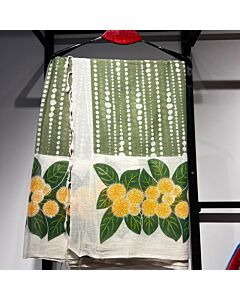 Serenity in Green Saree