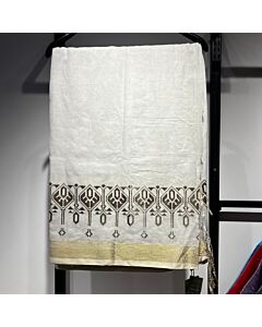 Ivory Elegance Saree