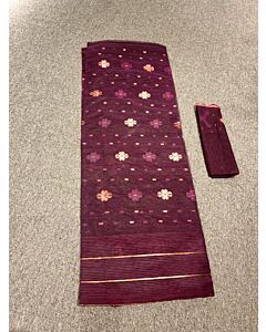 Amethyst Bloom Saree