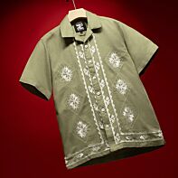 Verdant Bloom Cuban Shirt