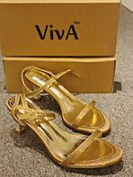 Golden Glow Heels
