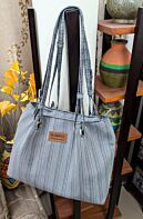 Bidora Striped Ivy Tote Bag