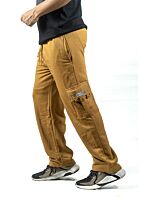 Brown Baggy Cargo Sweatpants