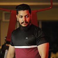 Jersey Contrast Maroon