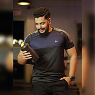 Jersey Contrast Black