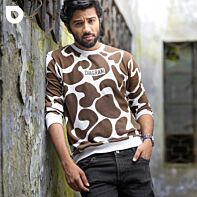 Café Camo Graphic Sweatshirt