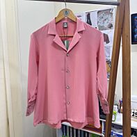 Ladies Cuban Shirt - Pink