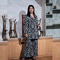 Black White Printed Co-Ord by AURSI