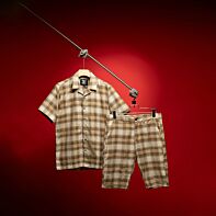 Summer Plaid Cuban Set