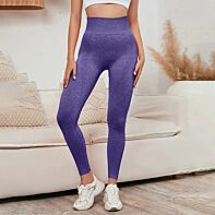 Women's Purple Shameless Leggings – High-Waisted, Body-Shaping & Sweatproof Activewear