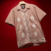 Embroidered Elegance Cuban Shirt