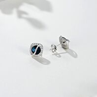 "Earring-ST-925 WT- 2A 1R"