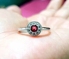 "Finger Ring-ST-925 WT-2A 3R"