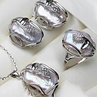 Silver Serenity Mother of Pearl Combo Set