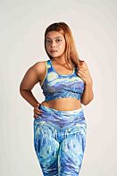 Starry Night Non-Padded Sports Bra – Lightweight, Breathable Fitness Bra