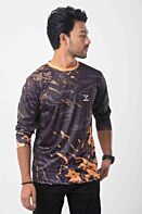 Men's Energy Orange Long Sleeve T-Shirt – Workout & Training Activewear